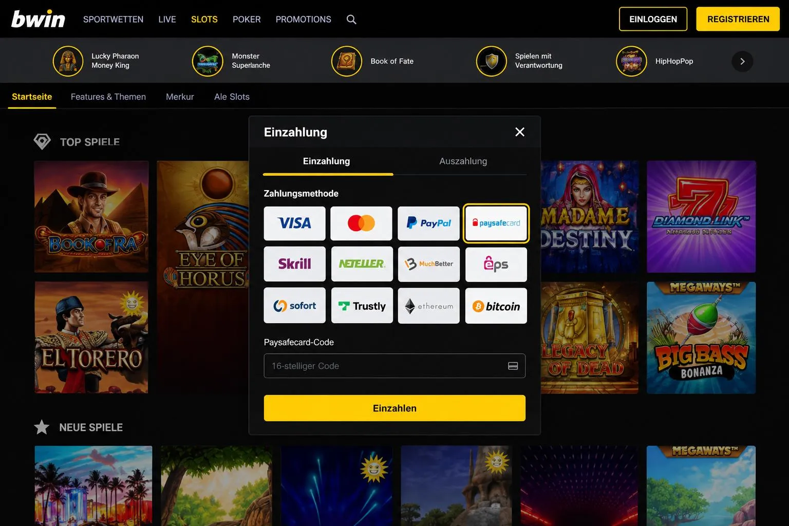 Online Casino Paysafecard: was die Karte ist und wie sie funktioniert