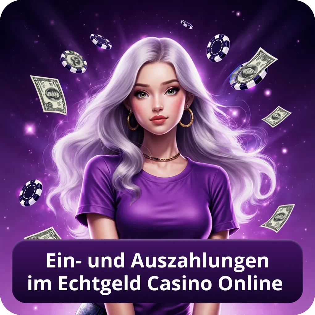Ein- und Auszahlungen im Echtgeld Casino Online