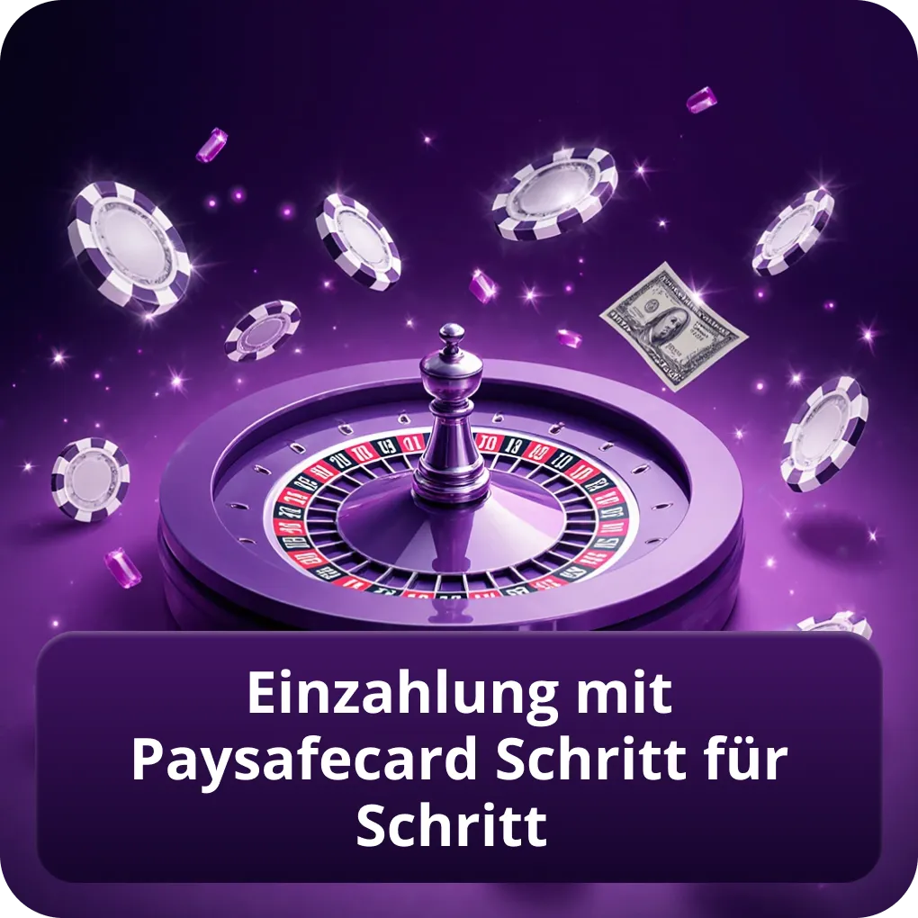 Einzahlung mit Paysafecard Schritt für Schritt