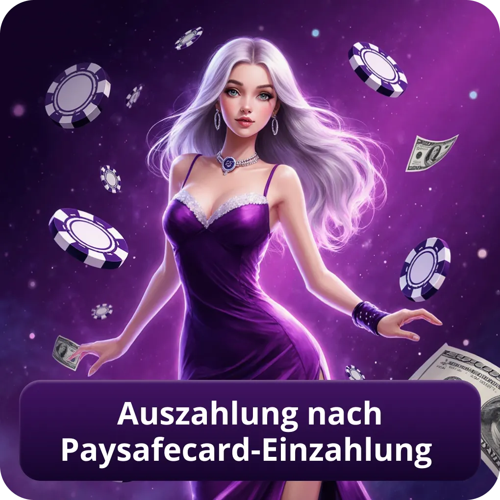 Auszahlung nach Paysafecard-Einzahlung
